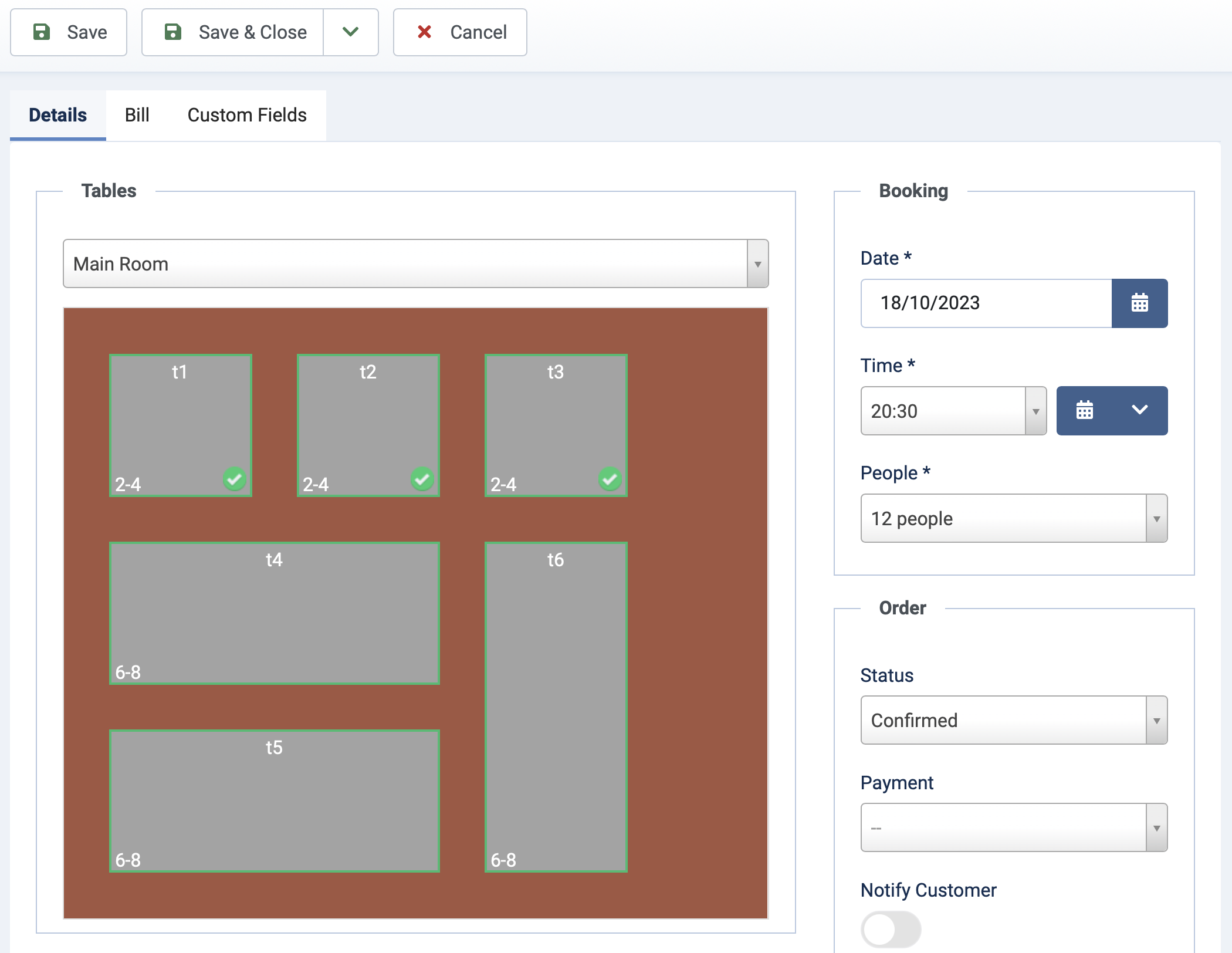 VikRestaurants 1.9 - Reservation Tables Management