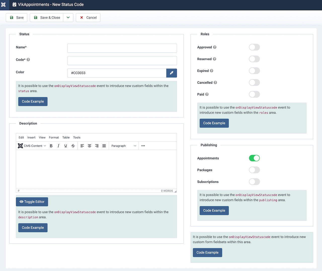 E4J - VikDev Plugin