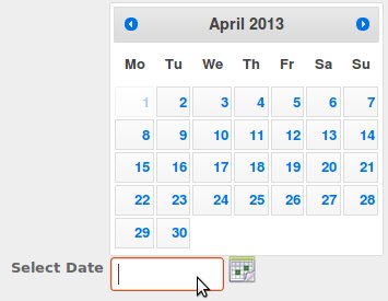 working jquery ui calendar example